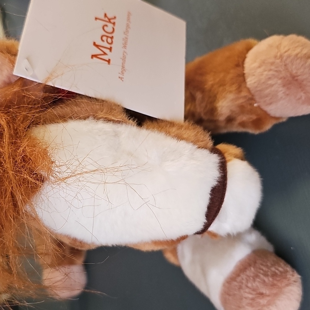 Limeted Edition Plush Top, Pony Named MACK. To Celebrate 160 Years Of WELLS FARG - Picture 3 of 11